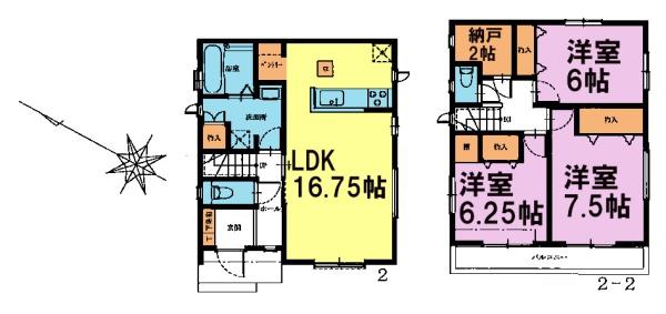 八千代市八千代台北12丁目　2号棟