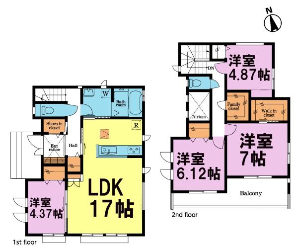 松戸市古ケ崎3丁目　1号棟