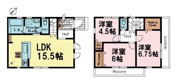 船橋市田喜野井2丁目　1号棟