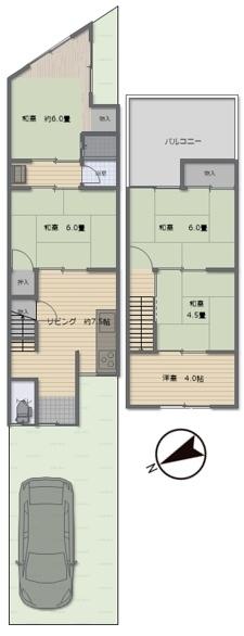 京都市伏見区淀際目町の中古一戸建て