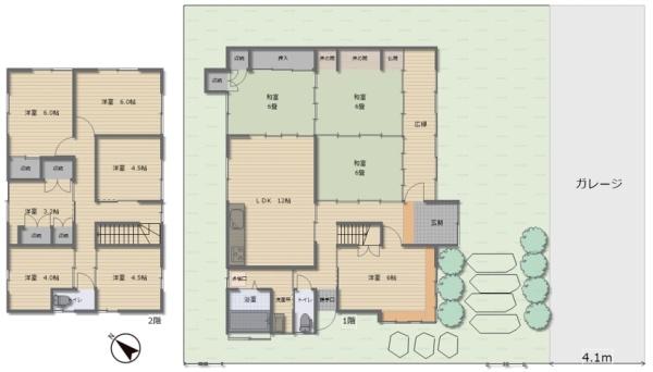 京都市伏見区深草大亀谷安信町の中古一戸建て