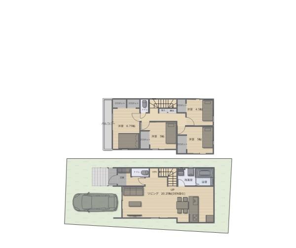 京都市伏見区日野西大道町の新築一戸建