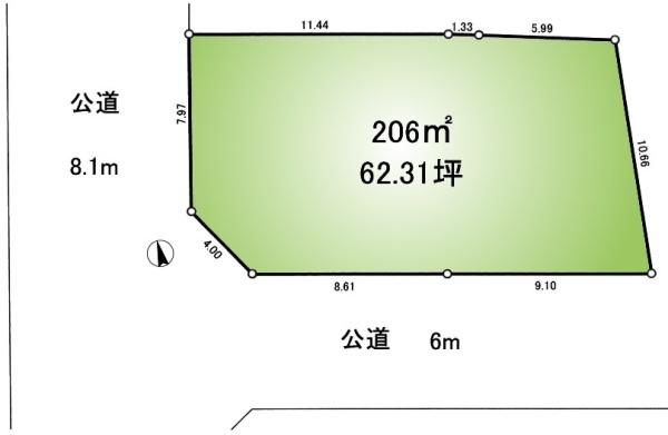 越谷市大字大竹の売土地