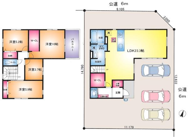 越谷市弥栄町２丁目の新築一戸建