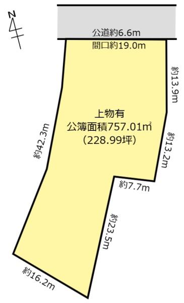 西尾市道光寺町郷中の土地