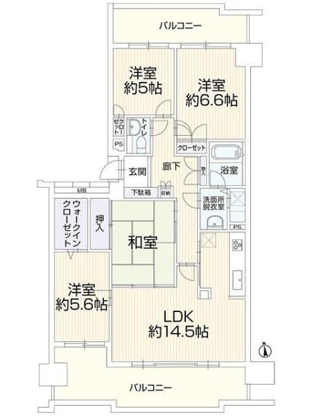 野村三好ヶ丘ヒルズ弐番館　１３０２