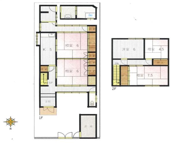 八尾市北木の本２丁目の中古一戸建
