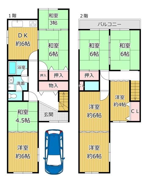 八尾市南木の本２丁目の中古一戸建