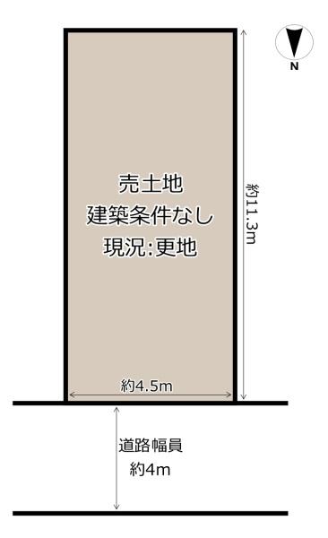 大阪市平野区加美東１丁目の土地