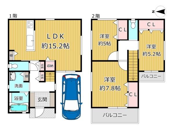 八尾市福万寺町南４丁目の新築一戸建