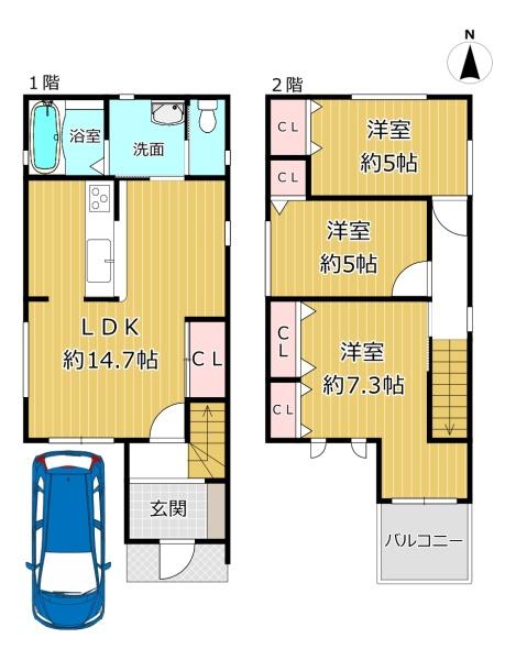 八尾市東山本町９丁目の新築一戸建