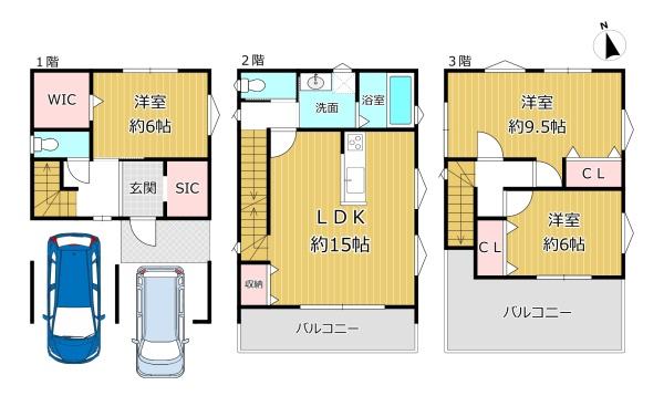 八尾市東本町５丁目の新築一戸建