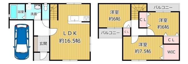 八尾市桂町５丁目の中古一戸建て