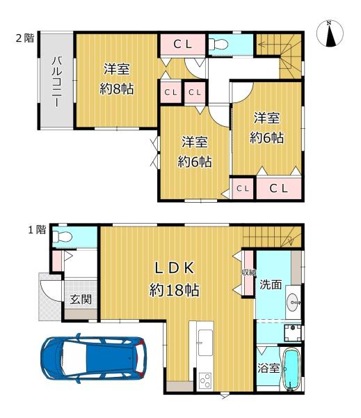 八尾市上之島町南５丁目の新築一戸建