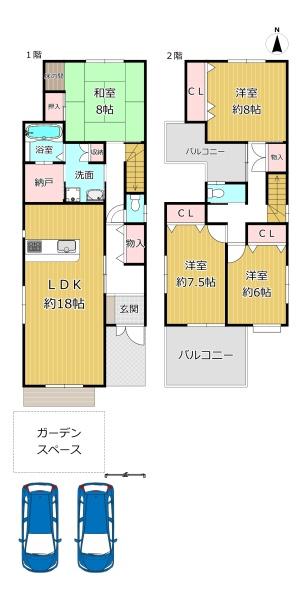 八尾市東山本新町２丁目の中古一戸建