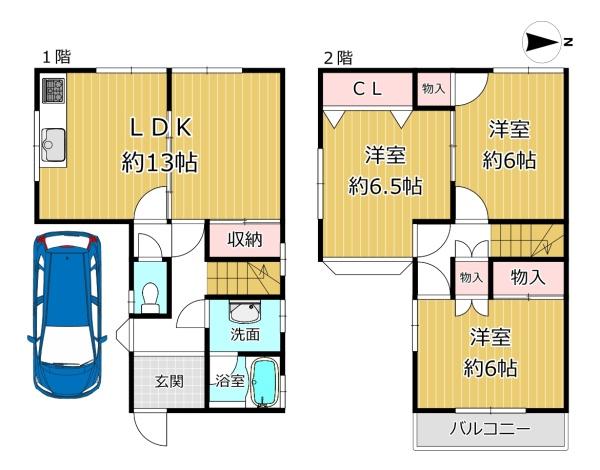 八尾市刑部４丁目の中古一戸建