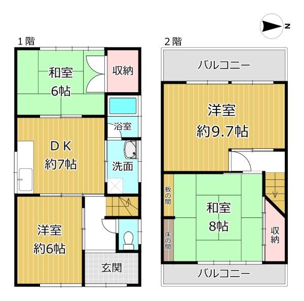 大阪市平野区西脇２丁目の中古一戸建