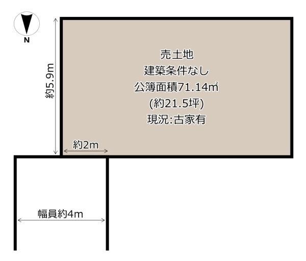 大阪市平野区西脇２丁目の土地