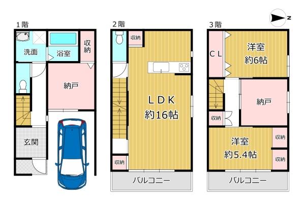 大阪市平野区瓜破東２丁目の中古一戸建