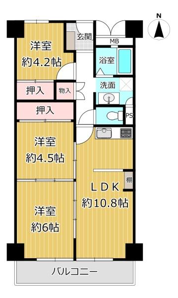 ハイム東住吉(間取り)