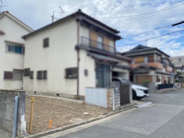 八尾市曙町4丁目の土地(前面道路含む現地写真)