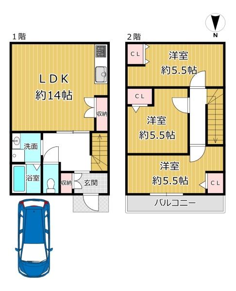 八尾市西山本町４丁目の中古一戸建
