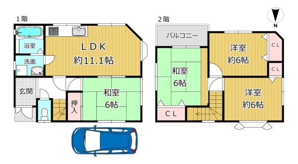 羽曳野市はびきの２丁目の中古一戸建