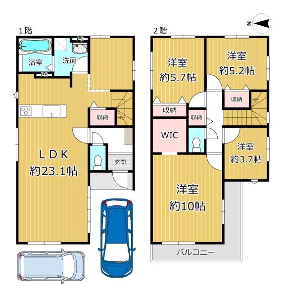 大阪市平野区瓜破西２丁目の新築一戸建