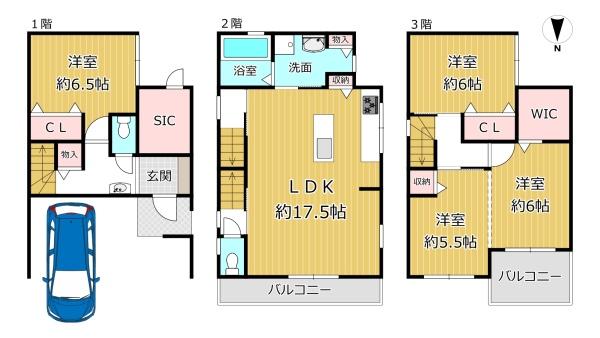 大阪市平野区加美東2丁目の中古一戸建