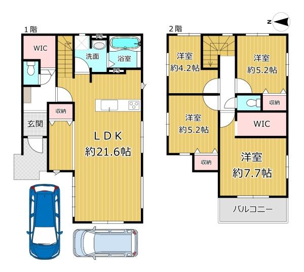 大阪市平野区瓜破西２丁目の新築一戸建
