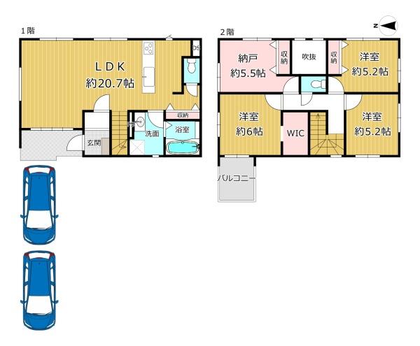 大阪市平野区瓜破西２丁目の新築一戸建
