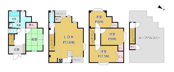 大阪市平野区長吉出戸２丁目の中古一戸建