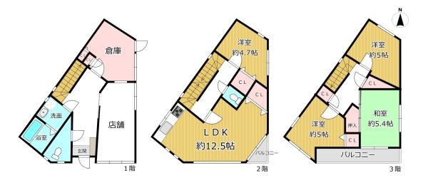 大阪市平野区平野東３丁目の中古一戸建て