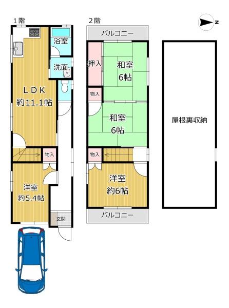 八尾市東山本新町４丁目の中古一戸建