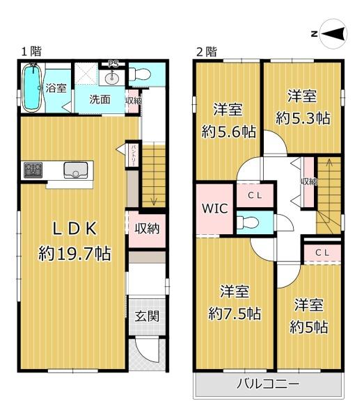 大阪市平野区喜連3丁目の新築一戸建