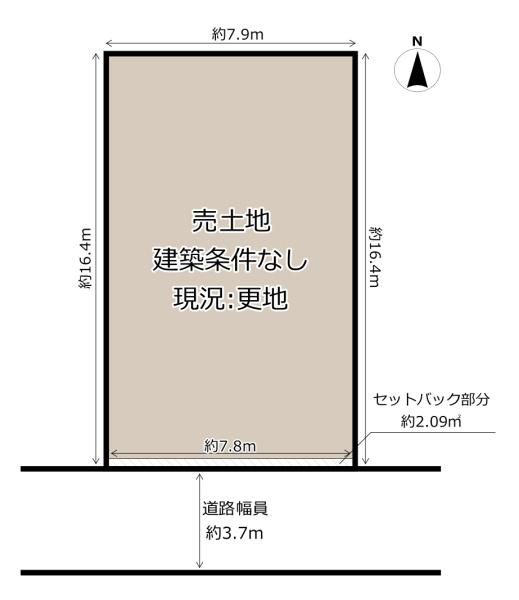 八尾市山本町2丁目の売土地