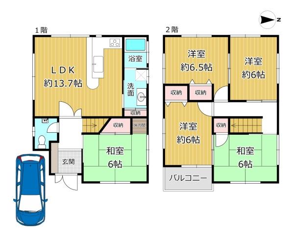 八尾市恩智中町５丁目の中古一戸建