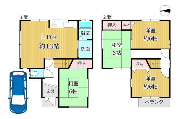 大和高田市曽大根２丁目の中古一戸建て