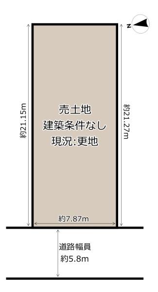 八尾市田井中３丁目の土地