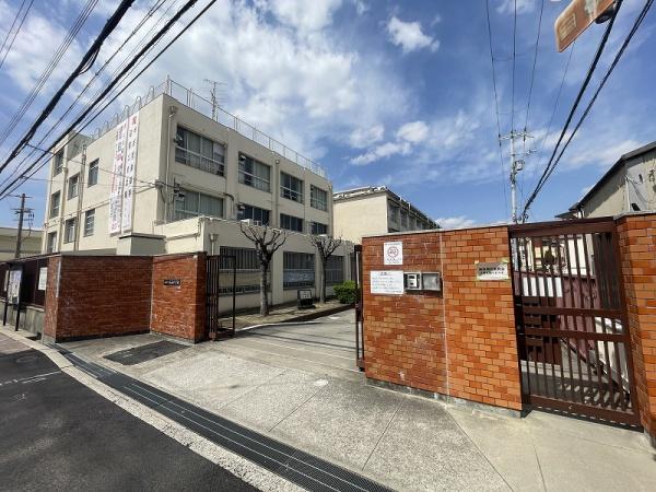 大阪市平野区瓜破５丁目の新築一戸建(大阪市立瓜破中学校)