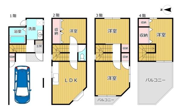 大阪市平野区西脇４丁目の中古一戸建