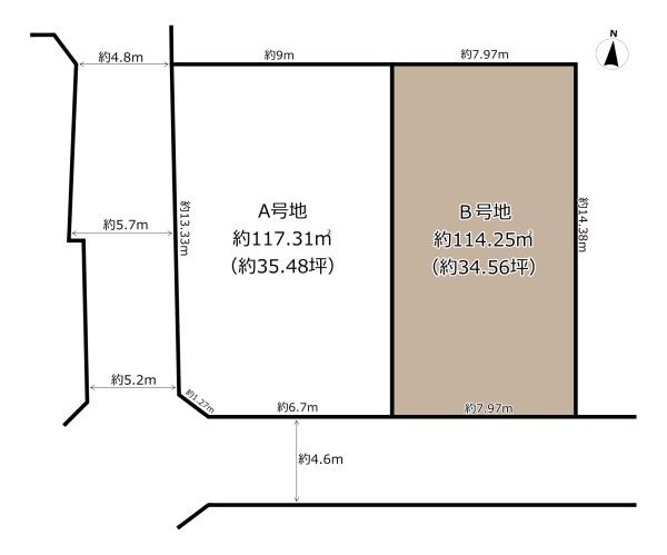 八尾市堤町３丁目の土地