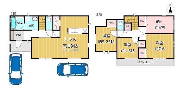八尾市福万寺町４丁目の新築一戸建