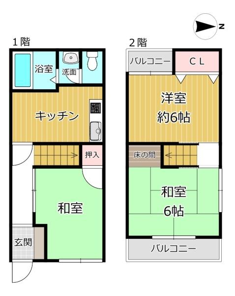 八尾市八尾木北２丁目の中古一戸建