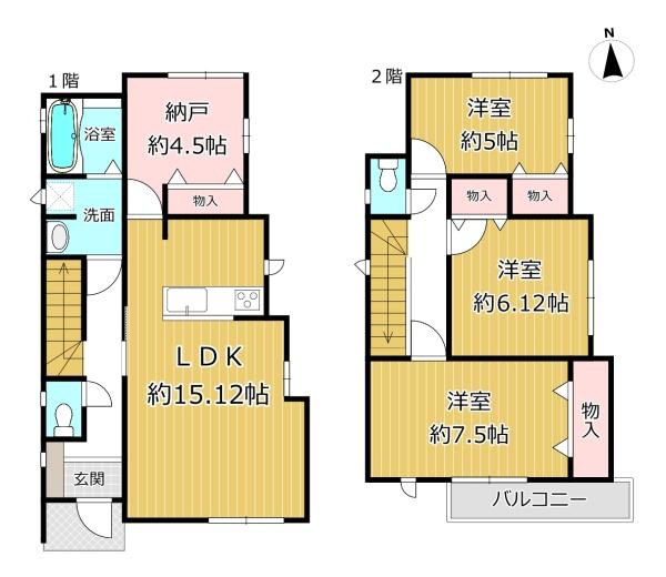 八尾市神宮寺５丁目の新築一戸建