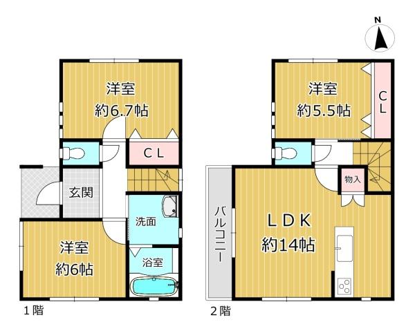 八尾市長池町３丁目の中古一戸建