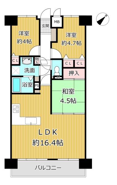 ファミールハイツ八尾Ａ棟