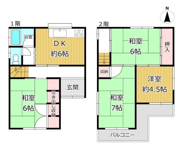 八尾市楠根町２丁目の中古一戸建