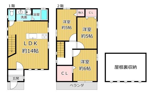 八尾市田井中２丁目の中古一戸建