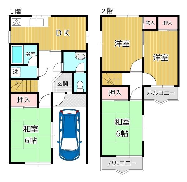 八尾市八尾木東１丁目の中古一戸建